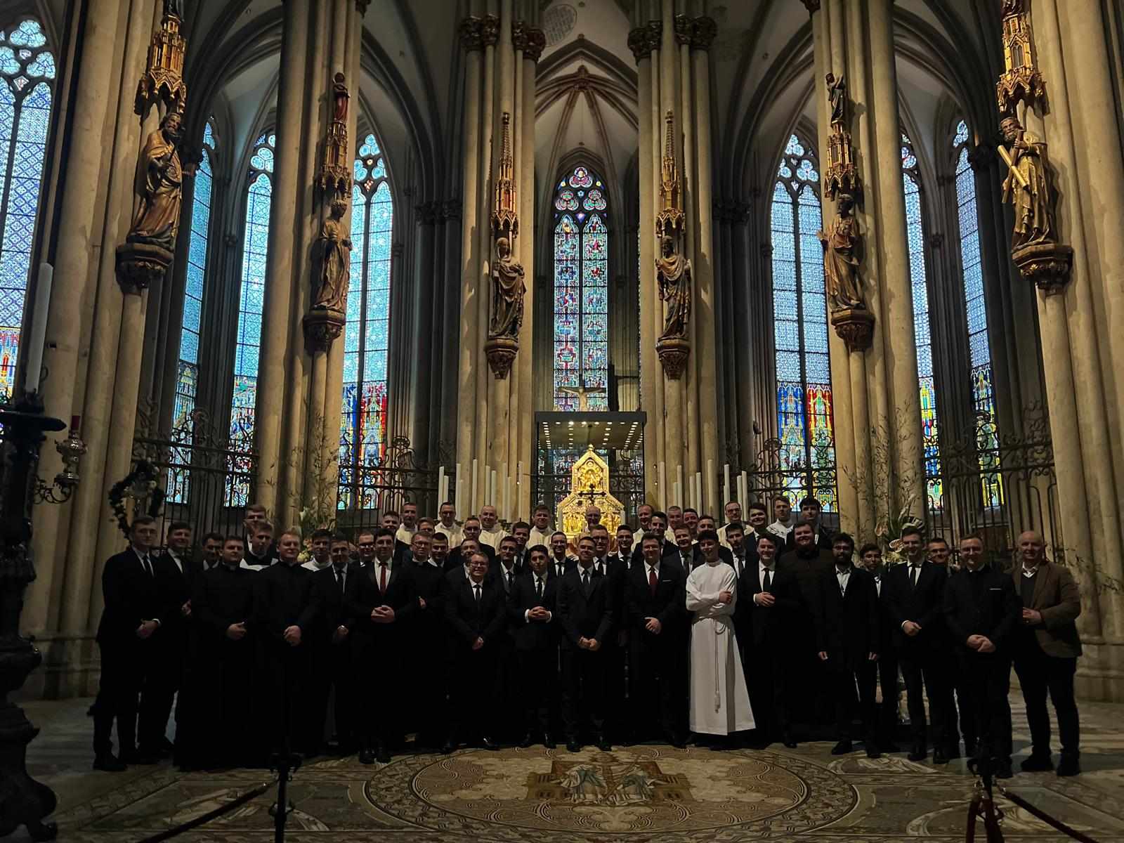 Klerycy z Krakowa odwiedzili katedrę w Kolonii