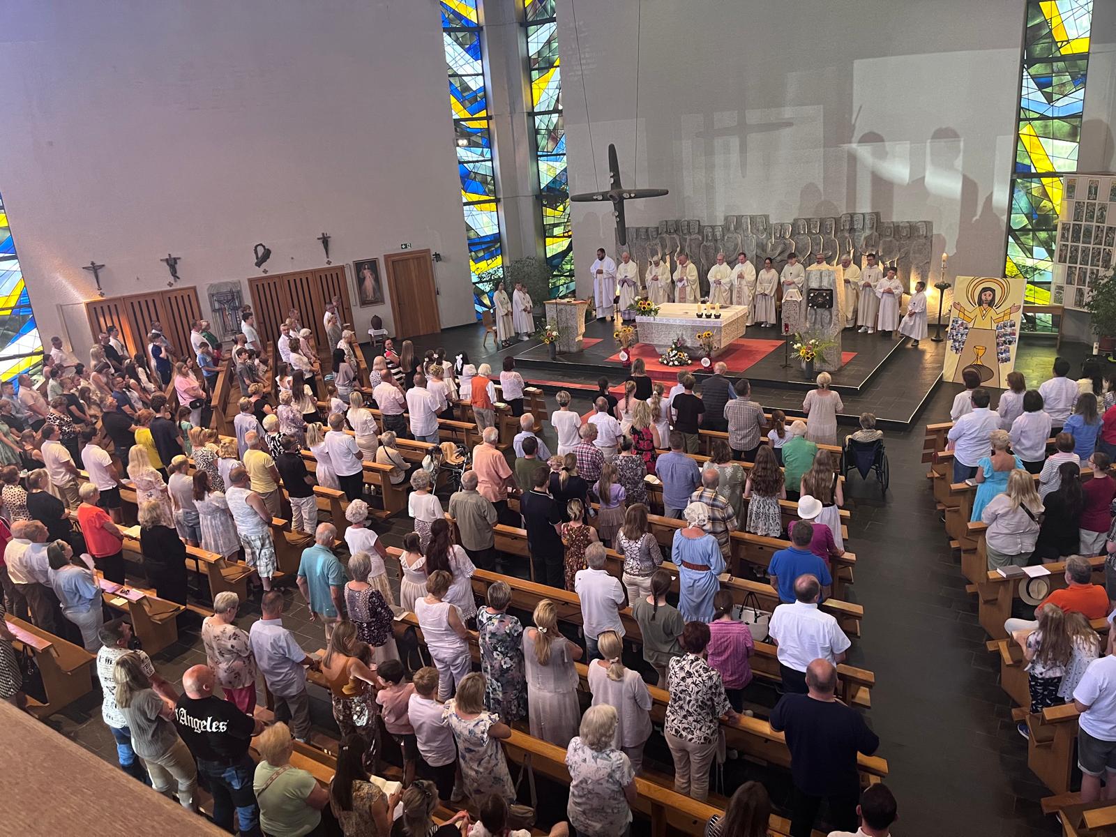 Uroczystość Bożego Ciała w PMK w Hanau