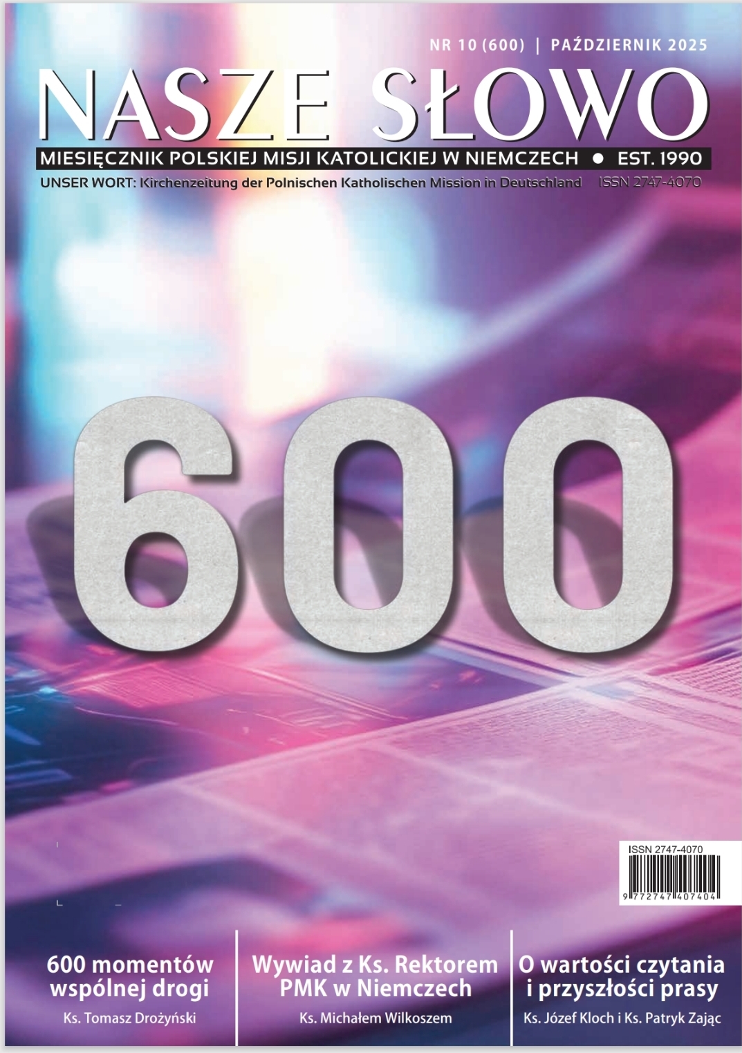 Świętujemy 600. numer “Naszego Słowa”