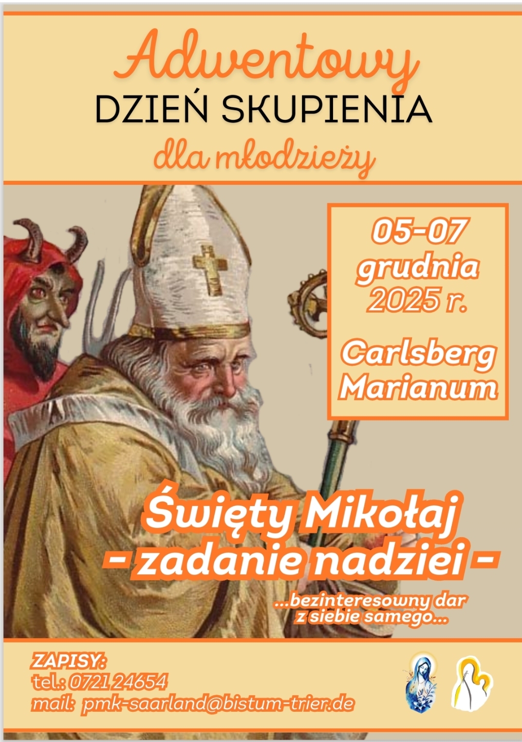 Adwentowy dzień skupienia dla młodzieży