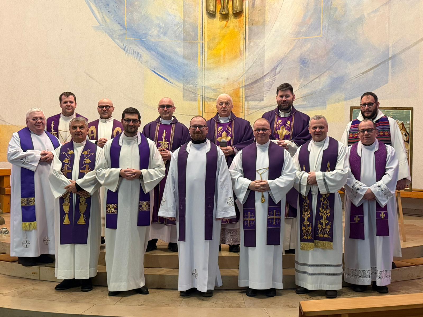 Dzień skupienia kapłanów dekanatu centralnego w PMK